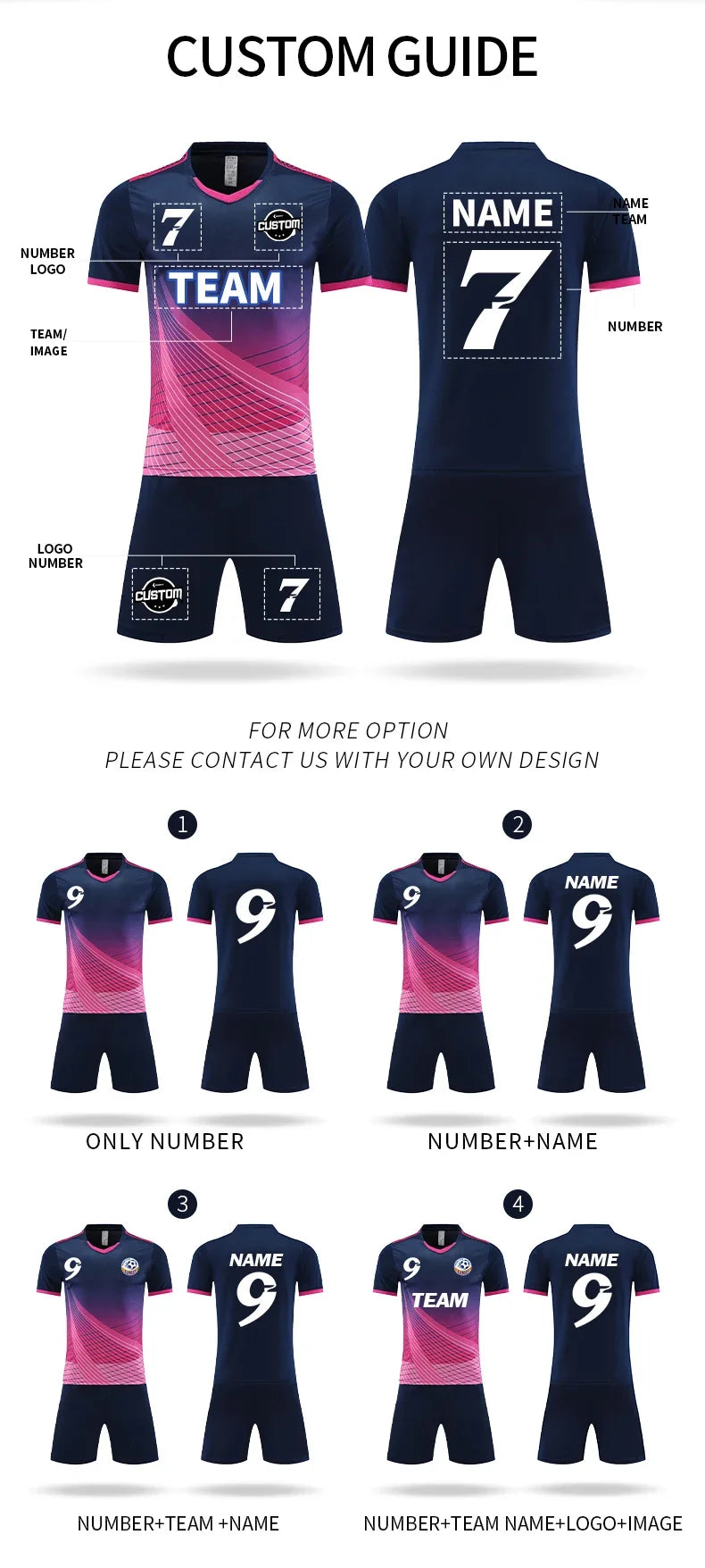 Soccer Jersey Custom Sets sublimation original Design Training kits Football uniform t-Shirt sport team For kids for Men XY233