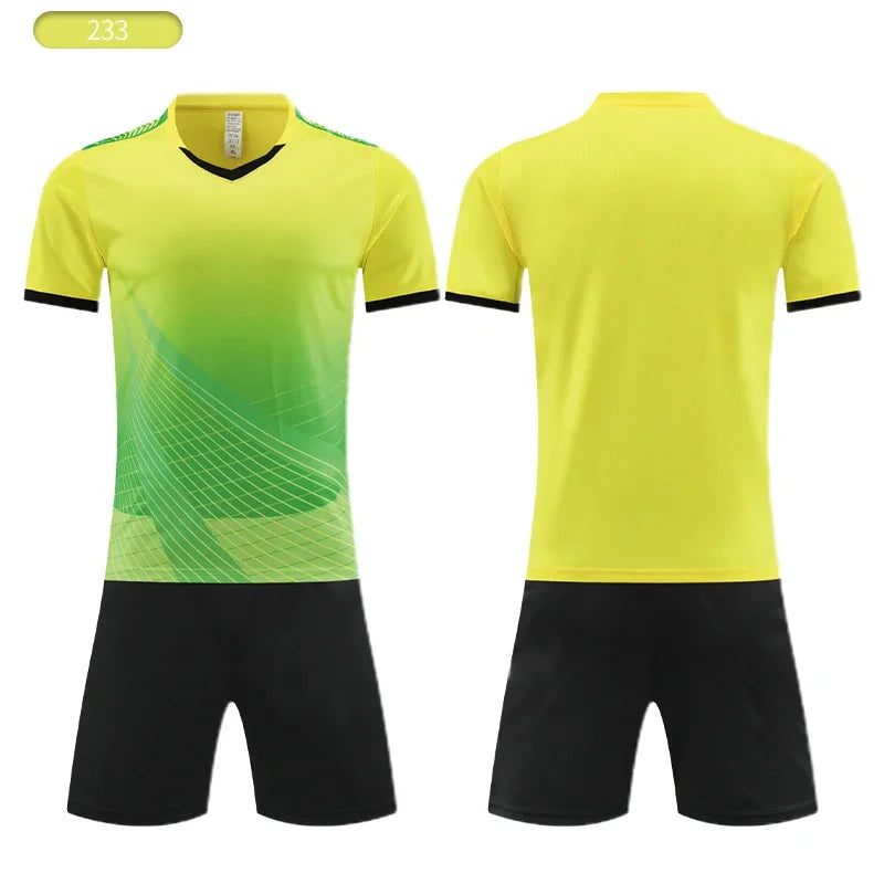Soccer Jersey Custom Sets sublimation original Design Training kits Football uniform t-Shirt sport team For kids for Men XY233